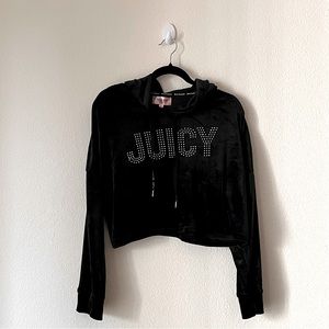 Juicy NWOT soft cropped velvet top
